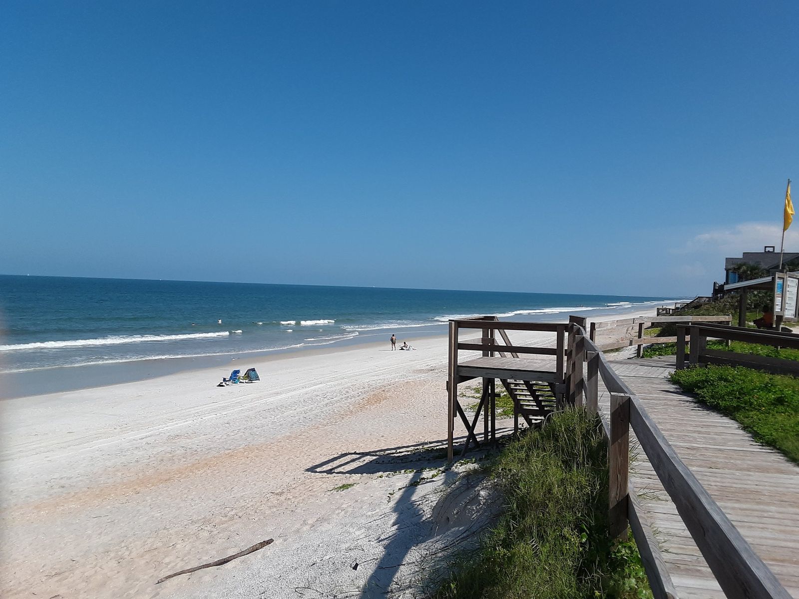 A beach walkover in Ponte Vedra Beach, Florida