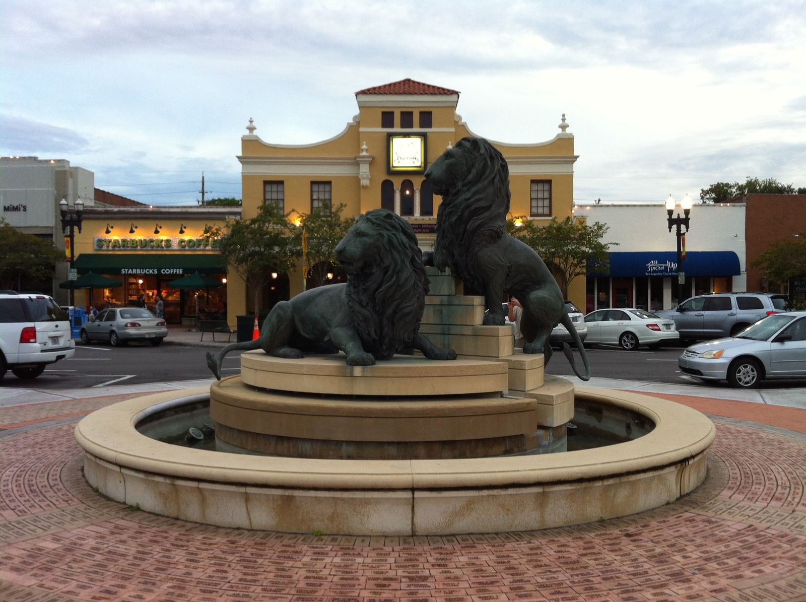 The lion fountain in San Marco Square