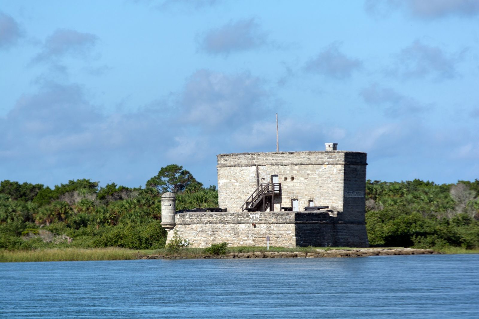 Fort Matanzas National Monument in southern St. Johns County